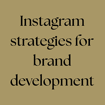 Instagram strategies for brand development. Un proyecto de Instagram, Marketing, Marketing de contenidos, Marketing Digital, Redes Sociales, Comunicación, Marketing para Instagram y Estrategia de marca						 de Myriam Bakayoko - 30.04.2025