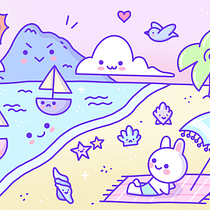 Caribbean goes Kawaii. Character Design, Digital Illustration, and Manga project by jaic13 - 04.30.2025