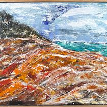 Bay of Fires Sizzling. Acr, lic Painting, Fine Arts, and Painting project by Reg Watson - 05.01.2025