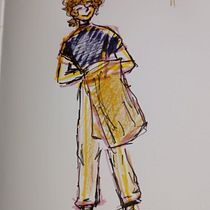 Antagonista engañoso. Character Design, Drawing, Figure Drawing, and Traditional illustration project by Isabella Saborío - 05.02.2025