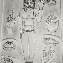 Proyecto final Anatomia para Principiantes. Fine Arts, Drawing, Pencil Drawing, Realistic Drawing, Figure Drawing, and Sketching project by sapokren2 - 05.02.2025