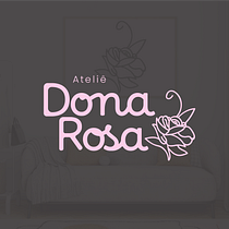 Identidade Visual - Ateliê Dona Rosa. Un projet de Br, ing et identité, Design graphique , et Création de logos de Luzia Sousa - 02.05.2025