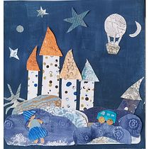 Projet cours "ville imaginaire". Collage, Children's Illustration, Creating with Kids, Narrative, and Paper Craft project by Brigitte Attia - 05.03.2025