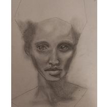 Proyecto final retratos realistas. Un projet de Dessin artistique, Dessin, Dessin anatomique, Beaux Arts, Illustration traditionnelle, Dessin au cra, on, Dessin de portrait, Dessin réaliste , et Esquisse  de cohen_diego - 03.05.2025