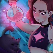 Bruja moderna . Character Design, Comic, Digital Illustration, Traditional illustration, and Manga project by Victoria Venialgo - 05.03.2025