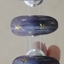 una noche estrellada. Decorative Painting, Design, Traditional illustration, Painting, and Pattern Design project by Melisa Chen - 05.04.2025