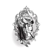 Guerreira brasileira. Graphic Design, Traditional illustration, Digital Illustration, Tattoo Design, and Digital Drawing project by fernando_tattoo_rj - 05.04.2025
