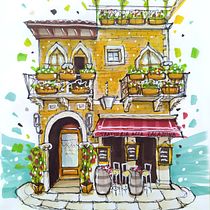 Voyage à Venise. Architectural Illustration, Drawing, Ink Illustration, Sketchbook, and Sketching project by tess_voyage - 05.05.2025