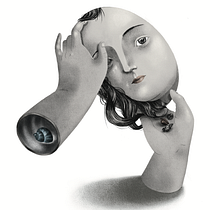 Illustrazione per corso di Laura Pérez - tecniche di disegno tradizionale con Procreate. Un proyecto de Dibujo de Retrato, Dibujo digital, Ilustración tradicional, Ilustración digital, Dibujo, Creatividad y Pintura digital de Elisa Zeppegno - 05.05.2025