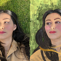 Mi hermanita. Een project van Digitale illustratie,  Digitaal schilderij y Traditionele illustratie van shisha10 - 06.05.2025
