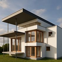 Proyecto arquitectonico. 3D, Architecture, Digital Architecture, Interior Architecture, 3D Modeling, and ArchVIZ project by santiago_vchm - 05.07.2025