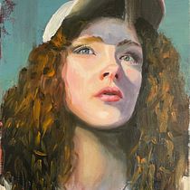 Modern Portrait Oilpainting. Fine Arts, Traditional illustration, Oil Painting, and Painting project by Manja Ruhland - 05.08.2025