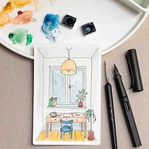 A Space for Creating. Drawing, Pencil Drawing, Traditional illustration, and Sketchbook project by Iwona Kiejno - 05.10.2025