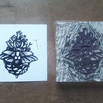 Mi proyecto del curso: Grabado contemporánea en linóleo . Arts, Crafts, Fine Arts, Traditional illustration, Printing & Ink Illustration project by Carlos Adrián De La Paz Almaraz - 05.10.2025