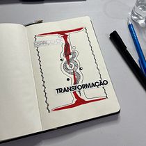 Rubedo: metamorphosis - Brun Della. Un progetto di Disegno, H, lettering, Lettering, Illustrazione tradizionale, Artigianato, Business, Creatività, DIY, Belle arti, Management, produttività, Mindfulness, Sketchbook e Bozzetti di Bruna Della Torre da Silva - 11.05.2025
