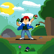 ASH. Un proyecto de Diseño de personajes, Videojuegos, Pixel art y Diseño de videojuegos de Isaac Muñoz - 11.05.2025