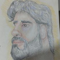 Final Project. Un proyecto de Dibujo con lápices de colores, Dibujo, Dibujo de Retrato y Sketchbook de Axel Levy - 11.05.2025
