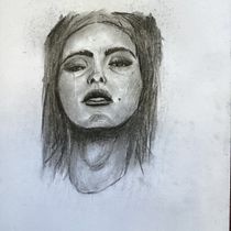 Charcoal atmospheric. Fine Arts, Drawing, Artistic Drawing, Portrait Drawing, Realistic Drawing, and Traditional illustration project by y7dfcnx8rv - 05.11.2025