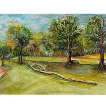 Landscapes in the park. Naturalistic Illustration, Painting, Sketching, Watercolor Painting, and Fine Arts project by y7dfcnx8rv - 05.11.2025