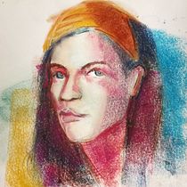 Domestika Expressive Portraiture  Ein Projekt aus dem Bereich Artistische Zeichnung, Zeichnung, Bildende Künste, Traditionelle Illustration und Porträtzeichnung von mandyjqueen - 11.05.2025
