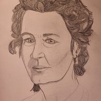 Portrait. Fine Arts, Drawing, Pencil Drawing, Figure Drawing, Portrait Drawing, and Realistic Drawing project by katsch - 05.11.2025