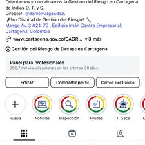 Transformación digital de @gestiondelriesgoctg: De cuenta inactiva a referente institucional en Cartagena. Un proyecto de Fotografía con móviles, Fotografía digital, Marketing Digital, Redes Sociales, Mobile marketing, Instagram, Marketing de contenidos, Fotografía para Instagram, Marketing para Instagram, Fotografía Lifest y le de Rafael A. Quiroz Joya - 11.05.2025