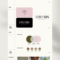Lunaris Wellness Co. . Un proyecto de Br, ing e Identidad, Diseño gráfico, Diseño para Redes Sociales y Diseño Web de Carrie Rodriguez - 12.05.2025