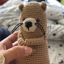 Nutria Ein Projekt aus dem Bereich Amigurumi, H, werk, Crochet, DIY, Weben, Textildesign und Spielzeugdesign von Catalina García Bolaños - 13.05.2025