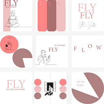 Fly Ein Projekt aus dem Bereich Br, ing und Identität, Design, Logodesign, Grafikdesign, T, pografisches Design, T und pografie von Alexandra Núñez Guerrero - 13.05.2025