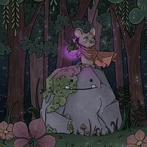 Animal fantastique . Character Design, Digital Illustration, Drawing, Traditional illustration, Narrative, Stor, and telling project by aubry_marine - 05.14.2025