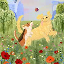 DOGS AND THE CITY. Un projet de Illustration numérique et Illustration naturaliste de Laura Gentili - 15.05.2025