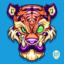 Fury. Traditional illustration, Digital Illustration, Vector Illustration, and Poster Design project by Andrés Uribe - 05.16.2025