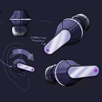 Sketch Headphones. Un proyecto de Diseño industrial, Diseño de producto e Ilustración digital de wil_l - 17.05.2025
