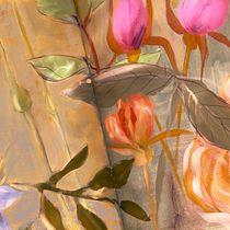 Margarethe. Acr, lic Painting, Botanical Illustration, Fine Arts, and Painting project by janshepherd - 05.18.2025