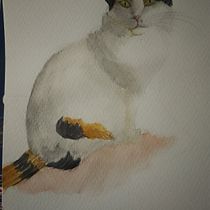 Lupe. Traditional illustration, Watercolor Painting, Fine Arts, and Naturalistic Illustration project by Lila M.J - 05.18.2025