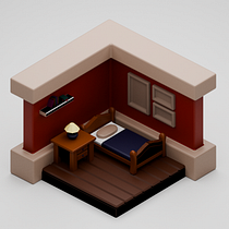 Quarto low poly Ein Projekt aus dem Bereich 3D und 3-D-Modellierung von saramag102 - 19.05.2025