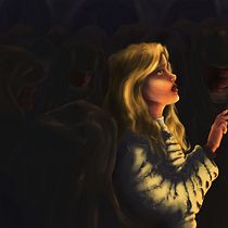 El Fuego No Quema. Een project van Ontwerp van personages, Digitale tekening, Digitale illustratie y  Digitaal schilderij van Luis Cañizalez - 20.05.2025