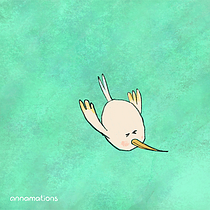 Bird Loop Animation Ein Projekt aus dem Bereich Animation, Digitale Illustration und Animierte Illustration von Anna S - 20.05.2025