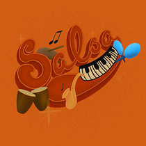 Salsa. Lettering, 3D Lettering, and Digital Lettering project by Lyrin Rodz - 05.20.2025