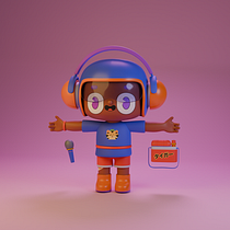 Taro 3D Ein Projekt aus dem Bereich 3-D-Modellierung, Design von Figuren, Digitale Illustration, Traditionelle Illustration und Manga von Daniel González - 20.05.2025
