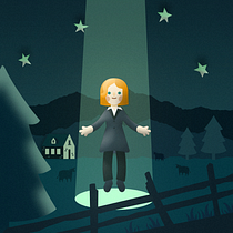 👽 The Truth is Out There 🛸 Ein Projekt aus dem Bereich Animation, Motion Graphics, 3D, 3-D-Animation, 3-D-Design und Design von 3-D-Figuren von ingridcatalapons - 21.05.2025