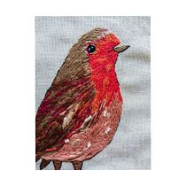 Pajarito de mil colores Ein Projekt aus dem Bereich Stickerei, Traditionelle Illustration und Textildesign von Natalia Riaños Correa - 23.05.2025