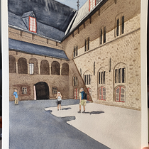 luces y sombras de la acuarela. Sketching, Drawing, Traditional illustration, Architectural Illustration, Watercolor Painting, and Sketchbook project by macu_gt - 05.23.2025