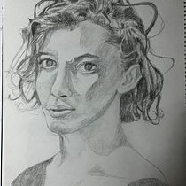 Retrato a lapiz. Un proyecto de Dibujo artístico, Dibujo, Bellas Artes, Dibujo a lápiz y Dibujo realista de Francisco Javier Bermejo Yagüe - 23.05.2025
