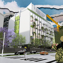 Seguros Monterrey CDMX . 3D, 3D Modeling, Architecture, ArchVIZ, Digital Architecture, and Digital Illustration project by ramsalomono - 05.28.2025