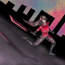Aero Gladiator. Character Design, Comic, Digital Illustration, Traditional illustration, Manga, Color Theor, and Multimedia project by carltherenegade - 05.29.2025