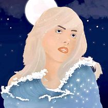 Billie Eilish and Ocean. Drawing, Portrait Drawing, Digital Drawing, Traditional illustration, Digital Illustration, and Digital Painting project by aaliyahandart - 05.29.2025