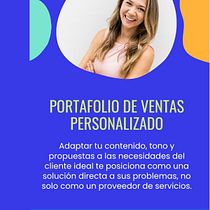 Portafolio de ventas personalizado. Business, Communication, and Creative Consulting project by Joselyn Tigsilema Lopez - 05.30.2025