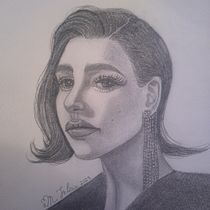 Disegno di ritratti . Un projet de Beaux Arts, Dessin, Dessin au cra, on, Dessin anatomique, Dessin artistique, Dessin de portrait et Illustration traditionnelle de Felicia Mantia - 30.05.2025