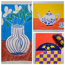 Mi proyecto del curso: Dibujo creativo con pasteles al óleo. Artes plásticas, Desenho, Desenho a lápis e Ilustração tradicional projeto de Anabell Jorge - 31.05.2025